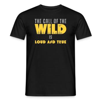 Aventure en plein air Randonnée Camping Drôle de Plein air Dites - T-shirt homme - noir - Devant - AI Model Male 178 light (178cm)