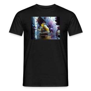Voyage en Actarus #3 - T-shirt homme - noir - Devant - AI Model Male 178 light (178cm)