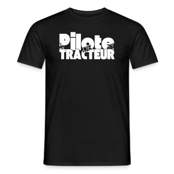 Tractor Driver - Men's T-Shirt - black - Front - AI Model Male 178 light (178cm)