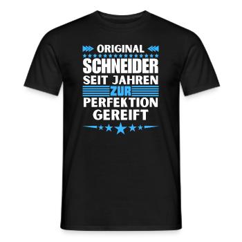 Tailors matured to perfection - Men's T-Shirt - black - Front - AI Model Male 178 light (178cm)