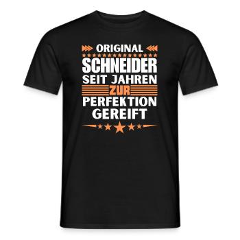 Tailors matured to perfection - Men's T-Shirt - black - Front - AI Model Male 178 light (178cm)