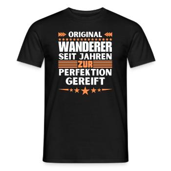 Les vagabonds ont mûri à la perfection - T-shirt homme - noir - Devant - AI Model Male 178 light (178cm)