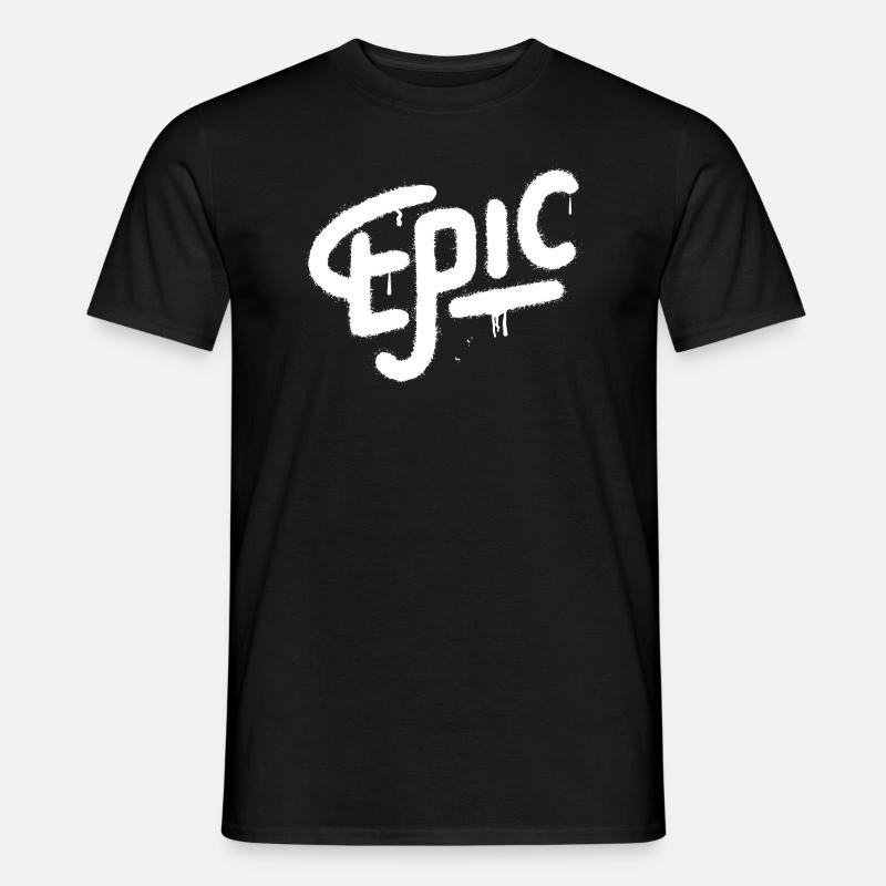 episch Graffiti Spray - Männer T-Shirt - Schwarz
