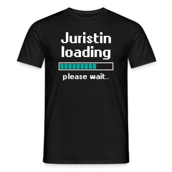 Juriste loading droit judiciaire profession cadeau - T-shirt homme - noir - Devant - AI Model Male 178 light (178cm)