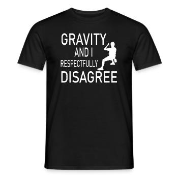 Bouldern Klettern Climbing - Männer T-Shirt - Schwarz - Vorne - AI Model Male 178 light (178cm)