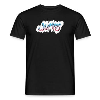 Wumms - Männer T-Shirt - Schwarz - Vorne - AI Model Male 178 light (178cm)