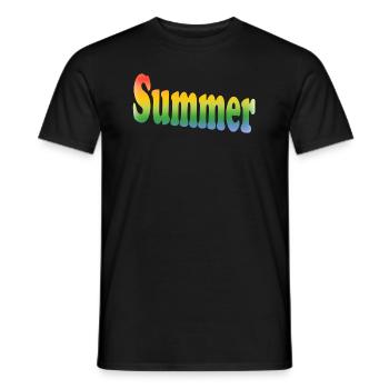 Vöran - Sommer - Männer T-Shirt - Schwarz - Vorne - AI Model Male 178 light (178cm)