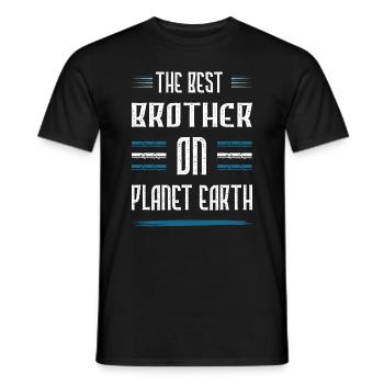 Bester Bruder Spruch - Männer T-Shirt - Schwarz - Vorne - AI Model Male 178 light (178cm)
