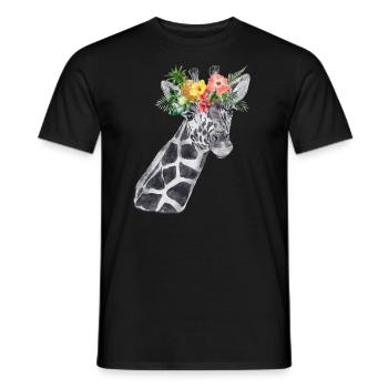 Tier Natur T-Shirt Geschenkidee - Männer T-Shirt - Schwarz - Vorne - AI Model Male 178 light (178cm)