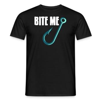 Me Vintage Awesome Angler Designs T-Shirt - T-shirt homme - noir - Devant - AI Model Male 178 light (178cm)