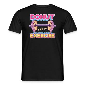 Calisthenics Street Workout Park Fitness Training - Männer T-Shirt - Schwarz - Vorne - AI Model Male 178 light (178cm)