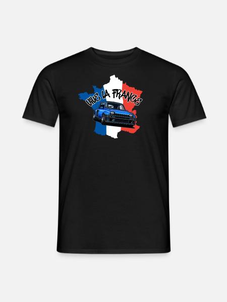 Vive la France Nationalfarben Fête Nationale - Männer T-Shirt - Schwarz