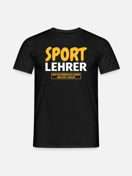 Sportlehrer Geschenk - Männer T-Shirt - Schwarz