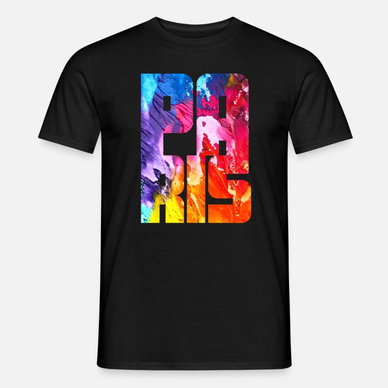 Paris - Männer T-Shirt - Schwarz