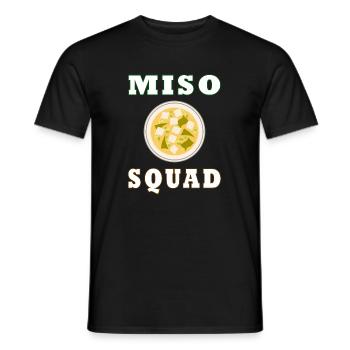 Miso Squad Nouilles Ramen Culture Japonaise - T-shirt homme - noir - Devant - AI Model Male 178 light (178cm)