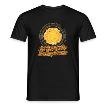 Lieber Pasta Essen Italienisches Essen Chef - Männer T-Shirt - Schwarz - Vorne - AI Model Male 178 light (178cm)