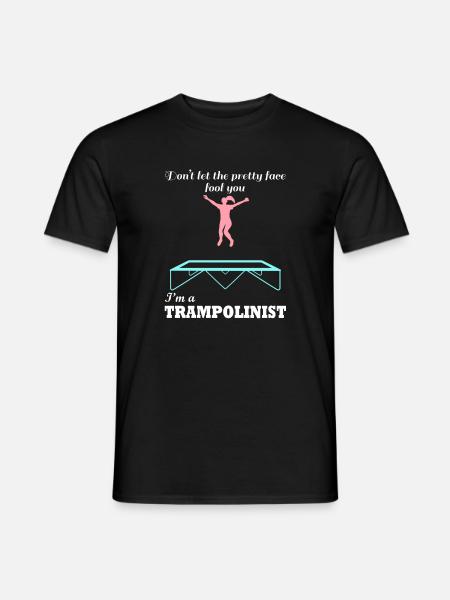 Trampoline de saut Trampoliniste - T-shirt homme - noir