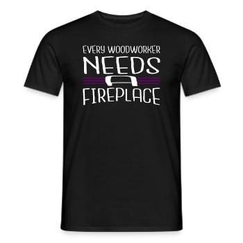 carpenter funny tshirts john carpenter tshirts - Men's T-Shirt - black - Front - AI Model Male 178 light (178cm)