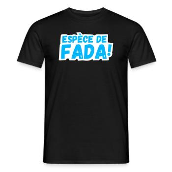 Marseille humour fada marseillais - T-shirt homme - noir - Devant - AI Model Male 178 light (178cm)