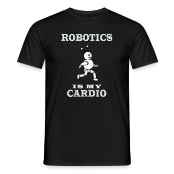 Robotikk som Cardio Engineering Electronic - T-skjorte herre - svart - Foran - AI Model Male 178 light (178cm)