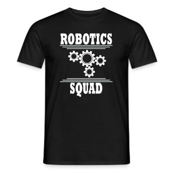Ingénieur en mécanique de l'équipe - T-shirt homme - noir - Devant - AI Model Male 178 light (178cm)