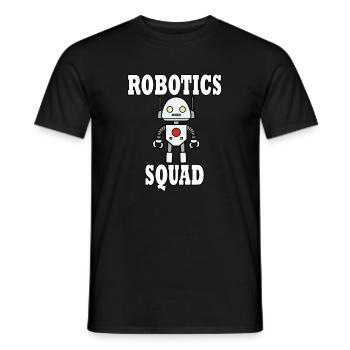 Ingénieur mécanicien en robotique - T-shirt homme - noir - Devant - AI Model Male 178 light (178cm)