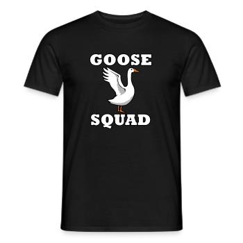 Nette Gänse Wildvogel Natur Lustige Gänse - Männer T-Shirt - Schwarz - Vorne - AI Model Male 178 light (178cm)