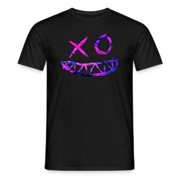Zwinker Smiley - Rave - Männer T-Shirt - Schwarz - Vorne - AI Model Male 178 light (178cm)