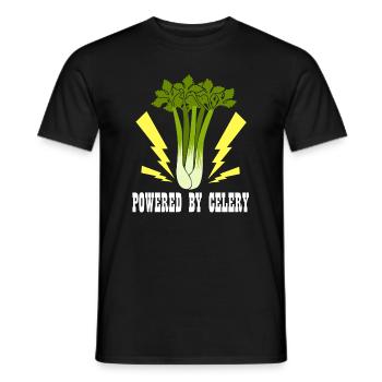 Bereitgestellt von Vegetables Ironic Leek Celery - Männer T-Shirt - Schwarz - Vorne - AI Model Male 178 light (178cm)