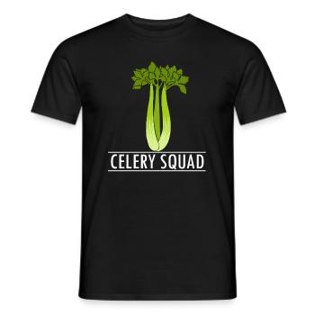 Sellerie Food Ironisches Sprichwort Lauch Gemüse - Männer T-Shirt - Schwarz - Vorne - AI Model Male 178 light (178cm)
