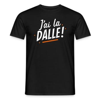 J'ai la dalle - T-shirt homme - noir - Devant - AI Model Male 178 light (178cm)