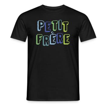 Kleiner Bruder, Geburt, Schwangerschaft - Männer T-Shirt - Schwarz - Vorne - AI Model Male 178 light (178cm)