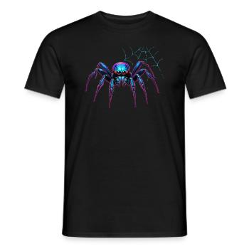 Araignée - T-shirt homme - noir - Devant - AI Model Male 178 light (178cm)
