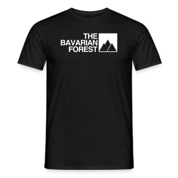 THE BAVARIAN FOREST - Männer T-Shirt - Schwarz - Vorne - AI Model Male 178 light (178cm)