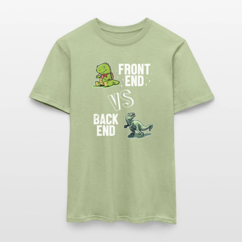Frontend vs. Backend Developer Developer Coder Männer T-Shirt