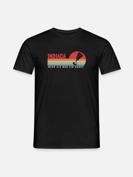 Indiaca mehr als nur ein Hobby Peteca - Männer T-Shirt - Schwarz
