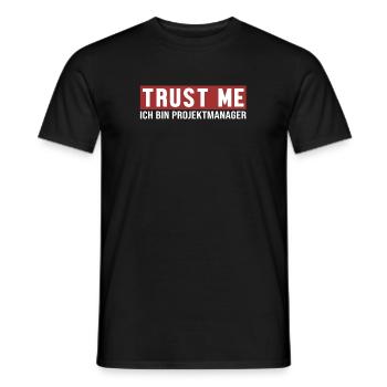 Crois-Moi, Je Suis Un Ingénieur De Projet - T-shirt homme - noir - Devant - AI Model Male 178 light (178cm)