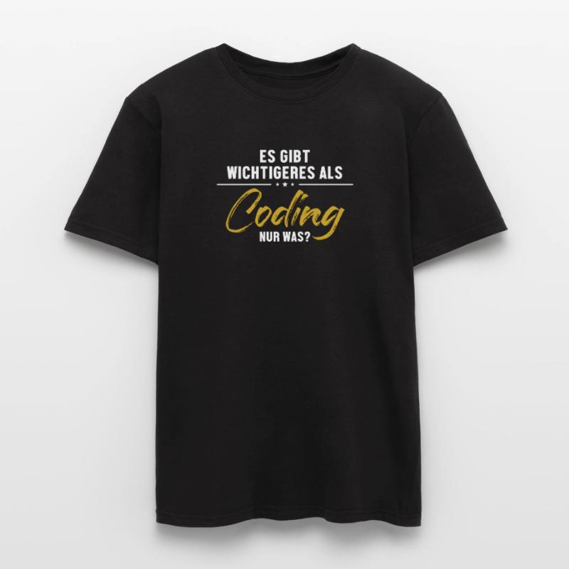 Wichtigeres als Coding Softwareingenieur Coder Männer T-Shirt