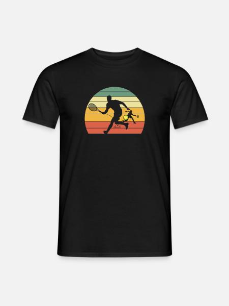 paddle tennis paddleball padel tennis joueur de - T-shirt homme - noir