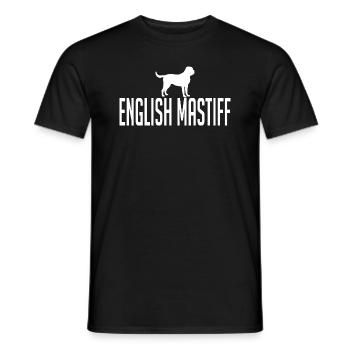 Deutsch Mastiff Dog breeds Dogs Dog Wilsigns - Men's T-Shirt - black - Front - AI Model Male 178 light (178cm)