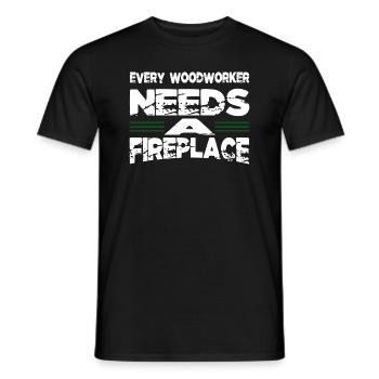Impressionnants menuisiers arboriculteurs menuisiers menuisiers - T-shirt homme - noir - Devant - AI Model Male 178 light (178cm)