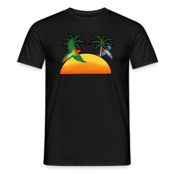 Summer - T-shirt homme - noir - Devant - AI Model Male 178 light (178cm)