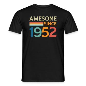 Großartig seit 1952 - Männer T-Shirt - Schwarz - Vorne - AI Model Male 178 light (178cm)