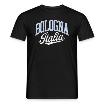 Bologna - Italia - T-shirt homme - noir - Devant - AI Model Male 178 light (178cm)