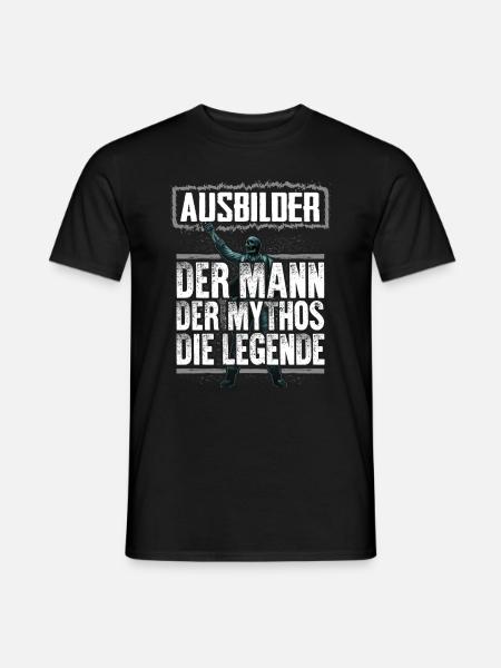 AUSBILDER - Mythos - Männer T-Shirt - Schwarz