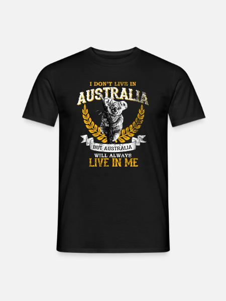 Australia - Men's T-Shirt - black