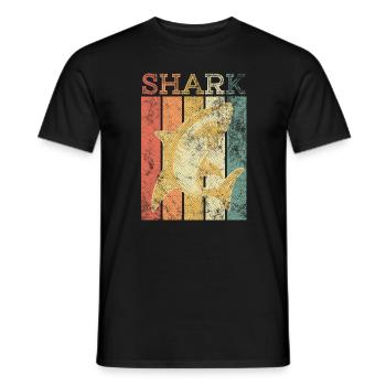requin - T-shirt homme - noir - Devant - AI Model Male 178 light (178cm)