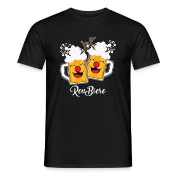 weihnachten geschenk - Männer T-Shirt - Schwarz - Vorne - AI Model Male 178 light (178cm)