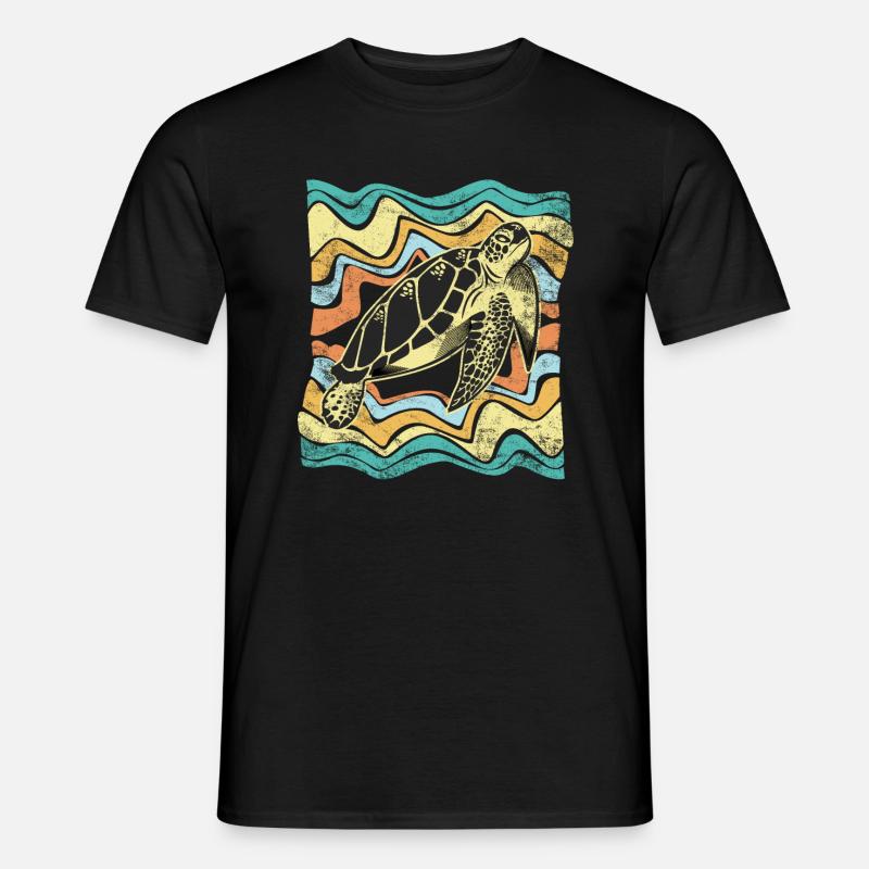 turtle - Men’s T-shirt - black