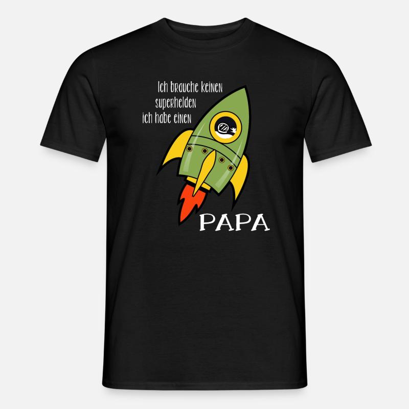 papa weihnachtsgeschenk - Männer T-Shirt - Schwarz